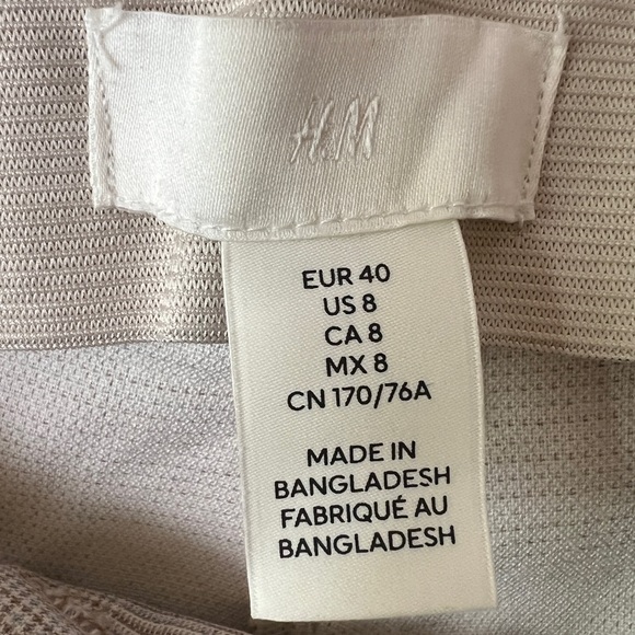 H&M Plaid Trousers Size 8 - Picture 4 of 4